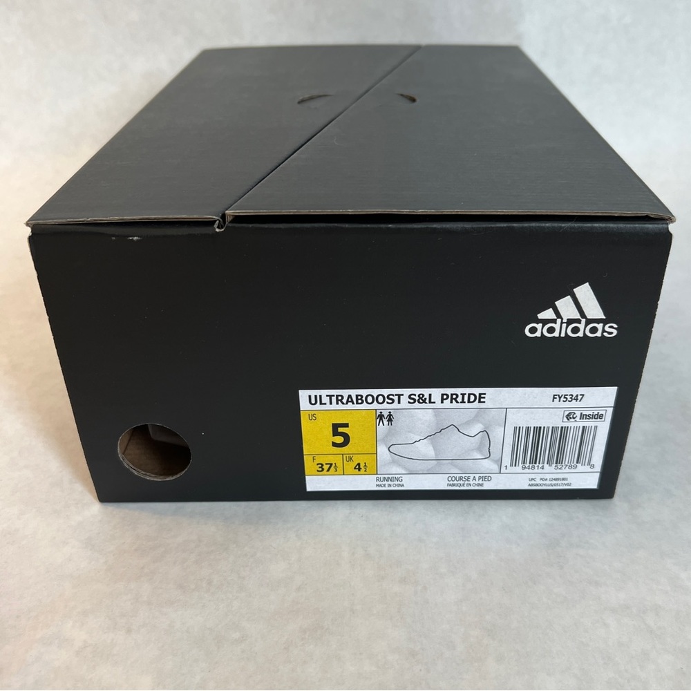 ADIDAS UltraBoost S&L Pride 2020 - FY5347 - Sz Men’s 5 / Women’s 7 - Picture 16 of 16